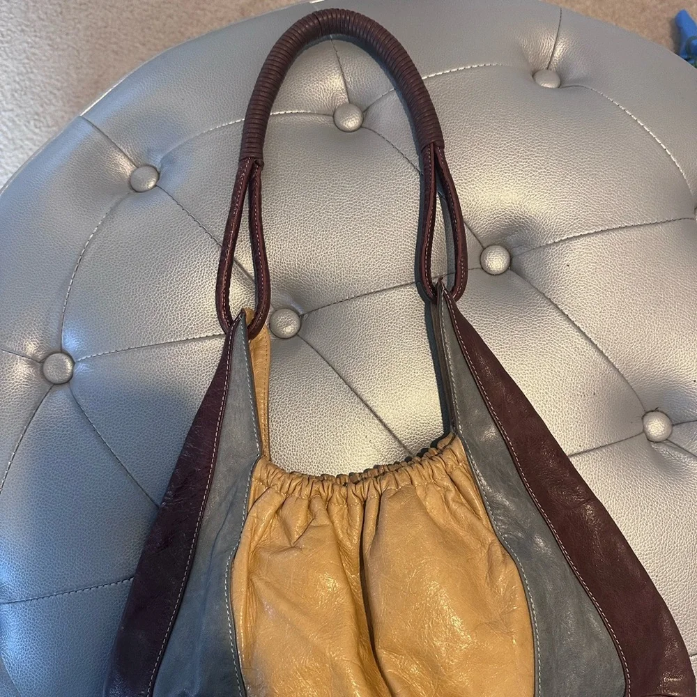 Del Conte Vintage Italian Leather Bag - Excellent Condition - Picture 5 of 8